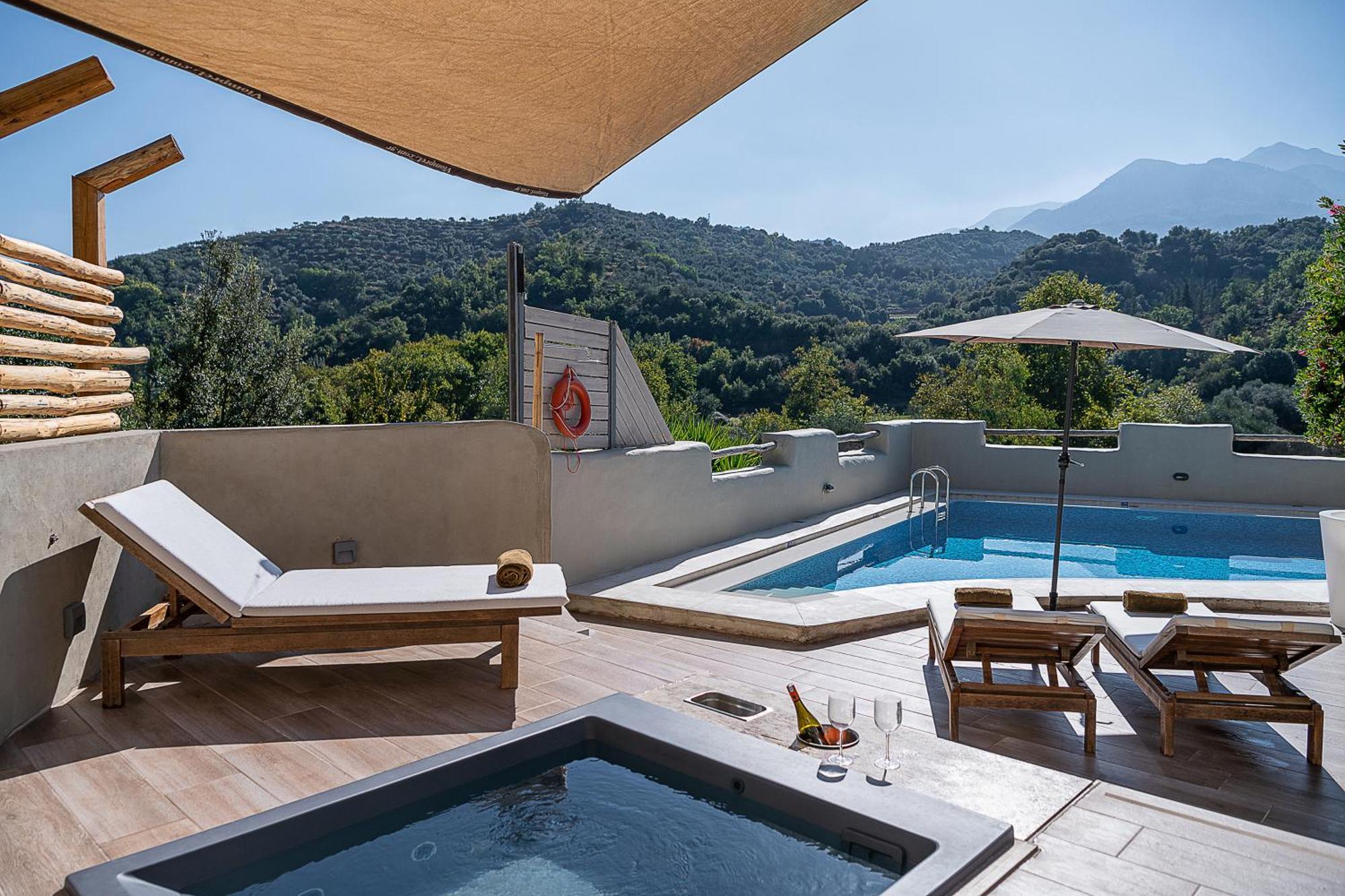 Verekinthos Villas - Pool, Hot Tub, Bbq, Kids Playground, Stunning Mountain Views Yerolakkos Экстерьер фото